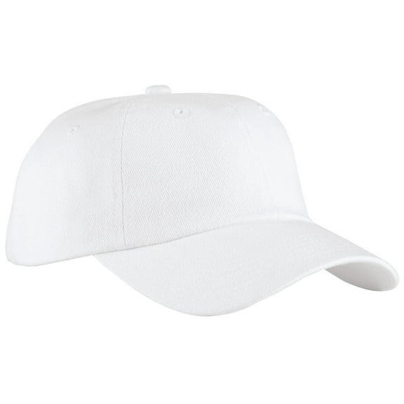 Port Authority Adult Unisex Regular Plain Cap White One Size Fits All