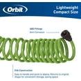 thumbnail image 3 of 25 Ft Coil Garden Hose with 8-Pattern Nozzle, Lightweight and Easy to Store, 3 of 4