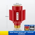 thumbnail image 2 of 4 Piezas [Dientes de Cobre Engrosados] Calentador de Agua Eléctrico de Pared Anti-Eléctrico Accesorios de Calentador de Agua Doméstico Azul, 2 of 4