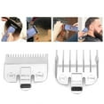 thumbnail image 4 of Guide Comb, Mellow Stable Reliable Full General Firm Positioning Limit Comb, For Hair Clipper Professional Hairstylist Silver, 4 of 8
