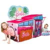Sunny Days Entertainment Barbie Dreamhouse Pop Up Tent - Over 7 Feet Long - Includes Ball Pit and 20 Play Balls