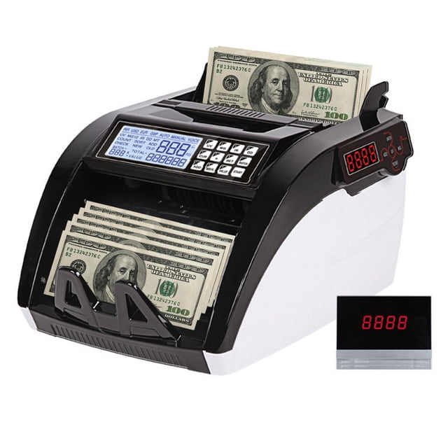 Mini contador de dinero portátil Detector de billetes falsos Detección automática de dinero