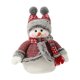 thumbnail image 2 of Cute Snowman Knitted Doll Christmas Handmade Gift Indoor Snowman Sculpture Winter Desktop Decoration Layered Tray And Home Decor., 2 of 5