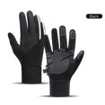 thumbnail image 1 of Guantes cálidos de invierno, materiales térmicos negros sólidos, impermeables, compatibles con pantalla táctil para hombres y mujeres, guantes de invierno unisex para ciclismo, correr, conducir,, 1 of 5