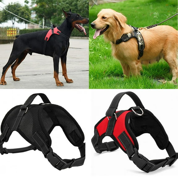 SPRING PARK Large Dog No Pull Dog Pet Harness Adjustable Control Nylon Vest Dogs Comfortable for Pet Dog