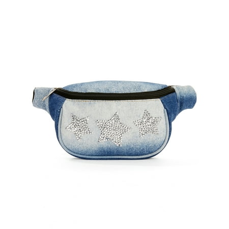 Twig & Arrow Star Denim Belt Bag