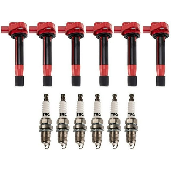 Ignition Coil and Spark Plug Kit 12 Piece - Compatible with 1999 - 2010 Honda Odyssey 2000 2001 2002 2003 2004 2005 2006 2007 2008 2009