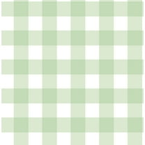 Fine Decor Patrice Light Green Gingham Wallpaper