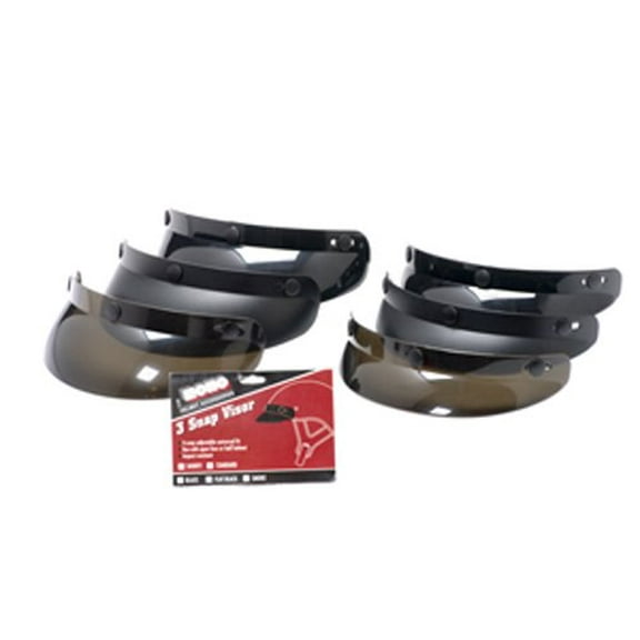 Echo 3-Snap Shorty Replacement Helmet Visor Smoke
