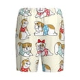 thumbnail image 4 of Picia Cute Bull Dog Pajama Shorts for Men, Men's Pajama Bottoms, Sleepwear,Short Pajama Pants-Small, 4 of 9