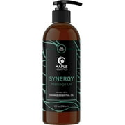 Massage Oil for Body - Relaxing Massage Oil for Massage Therapy with Orange Essential Oil - Relaxation and unwinding, 8 Fl Oz