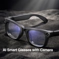 thumbnail image 2 of AI Smart Glasses With Camera and Audio,1080P Video Recording Sunglasses,Real Time Translation,Voice Assistant，8MP HD Camera Glasses for Men Women, 2 of 9