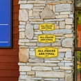 thumbnail image 3 of Fancy Plus All Prices Are Final Wall or Door Sign - Small, 3 of 9