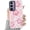 Flower 02, variant on Clear Hibiscus Flower Case for Samsung Galaxy S25 Plus 5G 6.7", Cute Preppy Floral Crystal Pattern Aesthetic Design Soft Slim Anti-Yellow Shockproof TPU Phone Cover for Women Girls - Pink