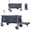 Blue Gray, variant on 67in Extra Long Utility Beach Wagon with Opened Tailgate and All-Terrain Wheels, 500lbs Capacity, Patented Ultra-Stable Frame, No Assembly Needed, Black+Gray