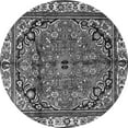 thumbnail image 1 of Ahgly Company Indoor Round Persian Gray Traditional Area Rugs, 5' Round, 1 of 1