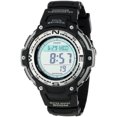 casio men's twin sensor compass watch