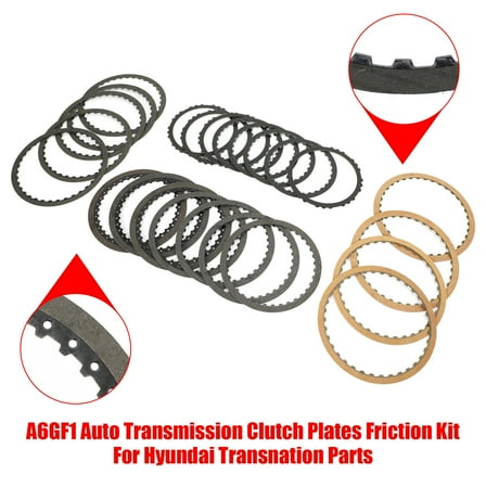 A6GF1 Auto Transmission Clutch Plates Friction Kit For Hyundai Transnation Parts