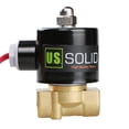 thumbnail image 3 of U.S. Solid Electric Solenoid Valve Direct Acting VITON Seal Normally Closed AC 24V Brass 3/8 inch, 3 of 6