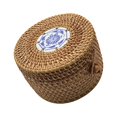 thumbnail image 2 of mmirethe Rattan Storage Basket Modern Replacement Braided Odorless Bedroom Living Room Sundries Remote Control Bucket Organizer Type 5, 2 of 6