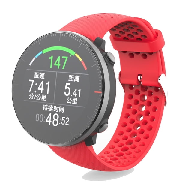 Dsscvnef Bracelet de Montre de Sport en Silicone Résistant à la Transpiration Durable Confortable Bracelet Réglable Compatible avec Montres Intelligentes pour Hommes Femmes