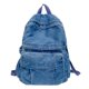 thumbnail image 1 of Mochila Escolar Jeans Bolso Hombro Mujer Correa Ajustable Denim Travel Work Bag, 1 of 9