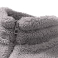 thumbnail image 3 of Annhoo Fuzzy Jackets for Girls Winter Cozy Long Sleeve Zipper up Fleece Coats Kids Warm Stand Collared Outwear, 3 of 5