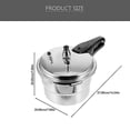 thumbnail image 3 of Aluminum Pressure Cooker Pressure Cooker Kitchen Pressure Pot High Pressure Pot For Cooking, 3 of 3