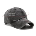 thumbnail image 5 of 2 pcs Vintage Washed Distressed Baseball Cap Golf Dad Hat for Men Women, 5 of 6