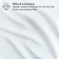 thumbnail image 3 of Bare Home Sateen Weave Pillowcase Set - 400 Thread Count - 100% Organic Cotton - Standard, White, 2-Pieces, 3 of 5