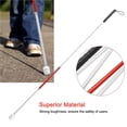 thumbnail image 4 of Aluminum Alloy Foldable Reflective Blind Walking Stick Folding Cane Guide Blind Cane Crutch, 4 of 7