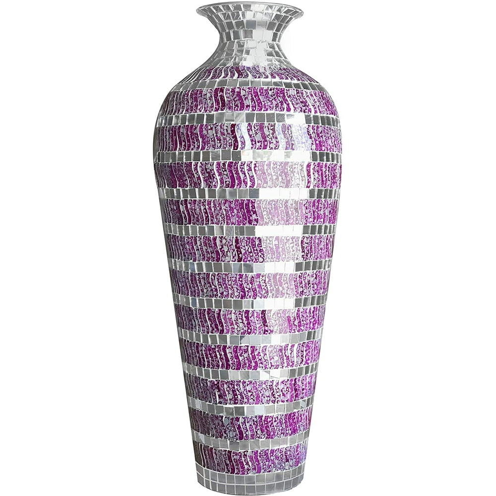DecorShore Bella Palacio Collection Decorative Mosaic Vase Tall 20 x