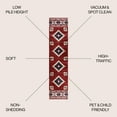 thumbnail image 2 of JONATHAN Y SOUTH WESTERN 2 x 8 Runner Rug, Serape Medallion Southwestern - Red/Navy/Cream, SWC100A-28, 2 of 7