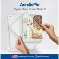 thumbnail image 2 of 4x6 Magnetic Acrylic Frame Table Stand Includes Gold Magnetic Front Cover to Easily Change Photos - Made in the USA, 2 of 5