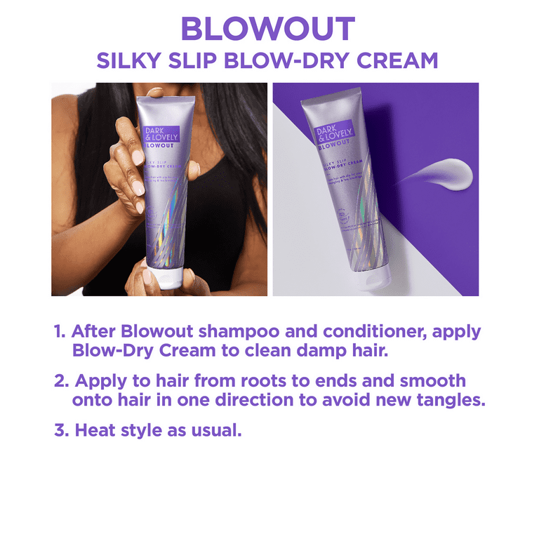 DARK & LOVELY BLOWOUT Silky Slip Blow-Dry Cream (5.1oz) DARK & LOVELY BLOWOUT Silky Slip Blow-Dry Cream (5.1oz)
