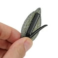 thumbnail image 4 of Unique Bargains 2 Pcs Hair Clip Grace Embroidery Leaves Midsummer Duckbill Clip Dark Green, 4 of 5