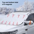 thumbnail image 3 of Sidaley Parabrisas de coche, cubierta parasol, SUV, Protector de ventana delantera, estacionamiento, verano, hielo, nieve, parabrisas acoplable, Ventana automotriz Más grande Sidaley VI009627-02, 3 of 6