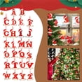 thumbnail image 4 of Colgante de letras para decoración de árbol de navidad, 26 letras, adorno de acrílico para el hogar, manualidades, Año Nuevo, 2023, 4 of 5