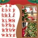 thumbnail image 4 of Colgante de letras para decoración de árbol de navidad, 26 letras, adorno de acrílico para el hogar, manualidades, Año Nuevo, 2023, 4 of 5