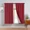 Burgundy, variant on Gorgeous Home Linen 2 Panels Burgundy Solid Color Rod Pocket Foam Lined Window Curtain Drape 37" Width x 63" Length Each Pc