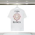 thumbnail image 1 of Casablanca 23 Primavera y novedad de verano estilo Fantasy Gate Starry Sky Castle casa letra logo camiseta de manga corta para parejas8233 blanco, 1 of 4