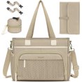 thumbnail image 1 of TEMOGU-Diaper Bag Tote, Large Baby Bag Waterproof Nappy Changing Bag with Pacifier Case & Changing Pad & Stroller Straps, 1 of 4