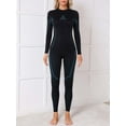 thumbnail image 3 of Alove Women Thermal Suit Airtight Flexible Top and Bottom Warm Set Winter Breathable Warm Base layer Set, 3 of 5