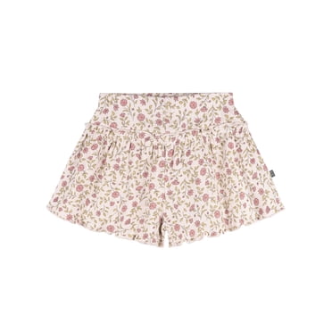 Modern Moments by Gerber Toddler Girl Organic Loose Ruffled Skirted Short, Sizes 12 Months - 5T
