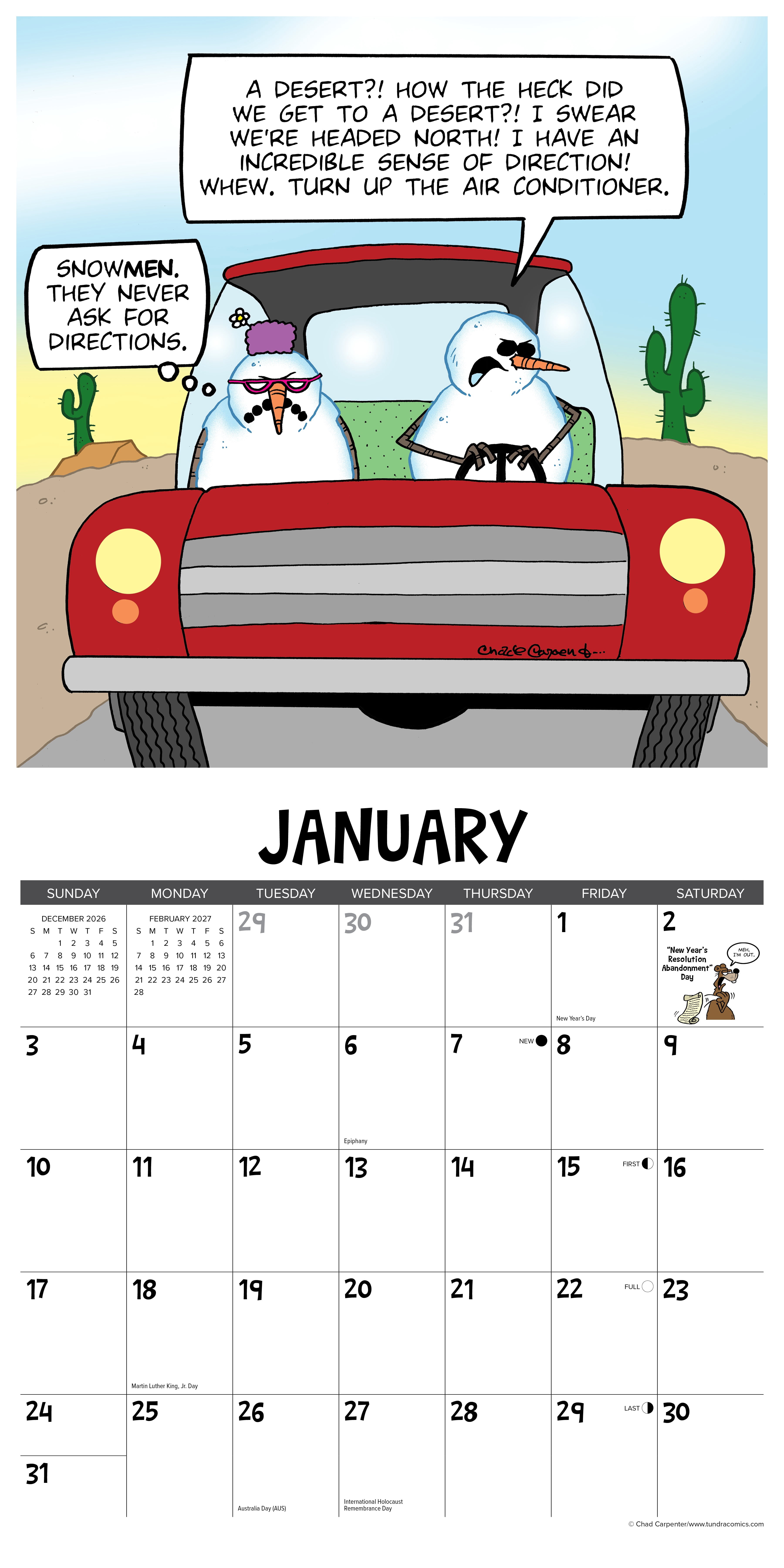 Willow Creek Press, Tundra 2027 Wall Calendar
