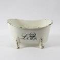 thumbnail image 2 of "Le Bain" Bathtub Table Decor in Distressed White, 2 of 4