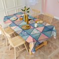 thumbnail image 3 of Boho Bohemia Geometric Line Art Rectangle Tablecloth 60"x120",Waterproof Polyester Rectangle Table Cloth, Wipeable Spillproof Polyester Tablecloth for Dining, Camping, Indoor and Outdoor, 3 of 6