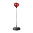 thumbnail image 3 of Bolsillo de boxeo con soporte de boxeo Bola de entrenamiento reflejo Rojo negro para adultos, 3 of 8