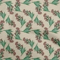 thumbnail image 1 of oneOone Rayon Light Brown Fabric Floral Dress Material Fabric Print Fabric By The Yard 56 Inch Wide, 1 of 5