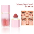 thumbnail image 2 of Blush Liquide Gel Longue Durée Blush Rouge avec Éponge pour Ombre à Paupières Visage, 2 of 6
